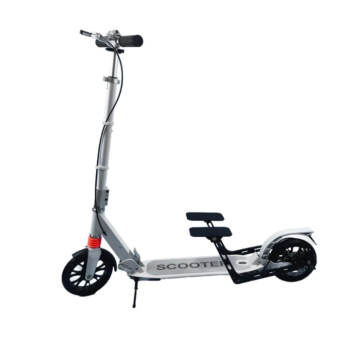 Double Foot Non Electric Scooter grey