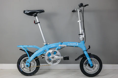 ENDA 1201D Folding Bike 12 inch wheel blue