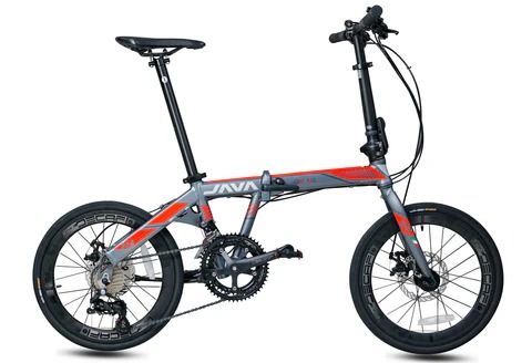 JAVA Fit 18S 20 inch Folding Bike titanium