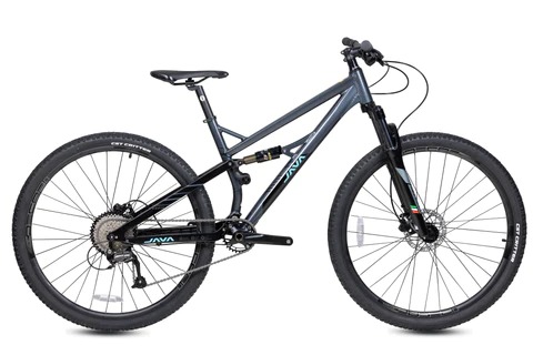 JAVA Furia Dual Suspension 29 inch Mountain Bike grey black