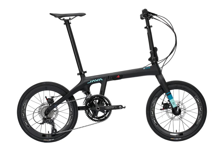 JAVA Jair Aria Carbon 20 Inch Folding Bike black blue