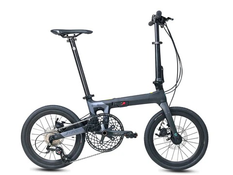 JAVA Jair X3-8 16 Inch Carbon Folding Bike matt black