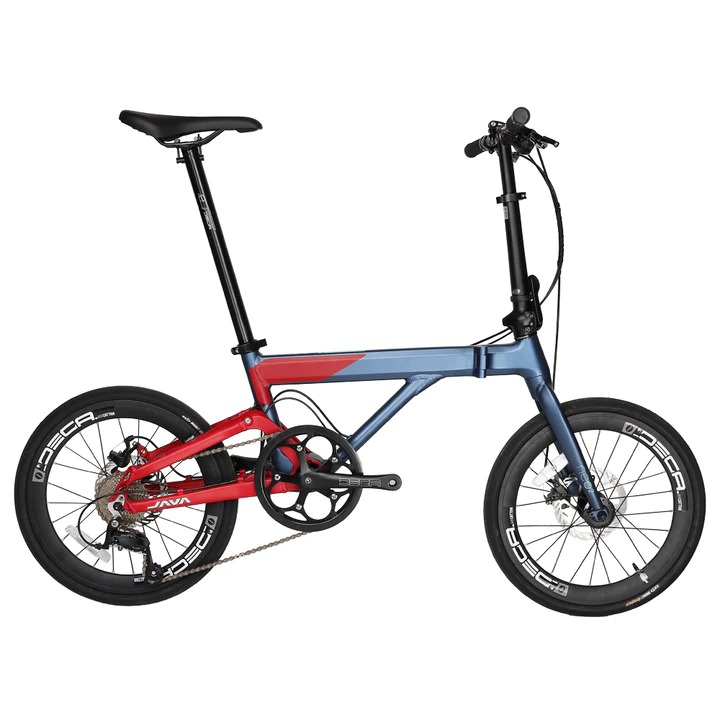 JAVA NEO2 20 Inch Alloy Folding Bike matt grey red