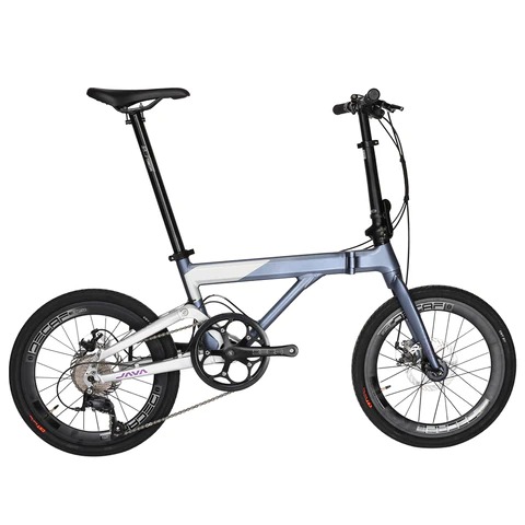 JAVA NEO2 20 Inch Alloy Folding Bike matt silver grey