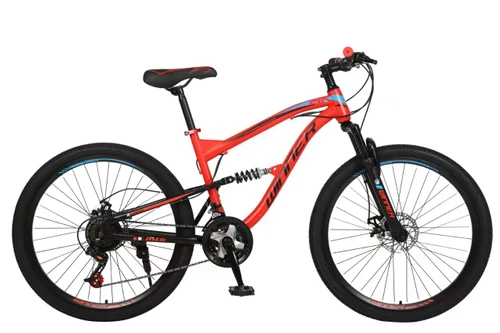 Mountain Bike with Disc Brake 24 26inch 21 Speed RED