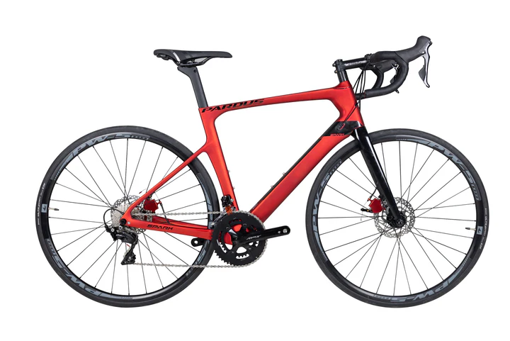 Pardus Spark Sport Disc 105 Carbon 26 inch Road Bike red-black