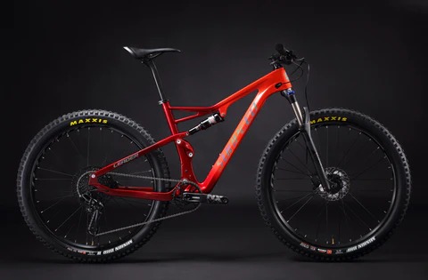 Sunpeed Leader Carbon Dual Suspension 27.5 29 inch Mountain Bike red