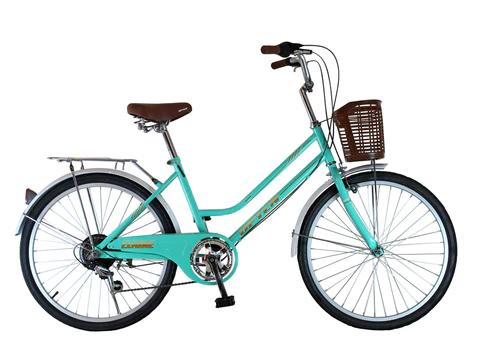 Upten Elaine 24 inch City Bike Urban Bicycle blue