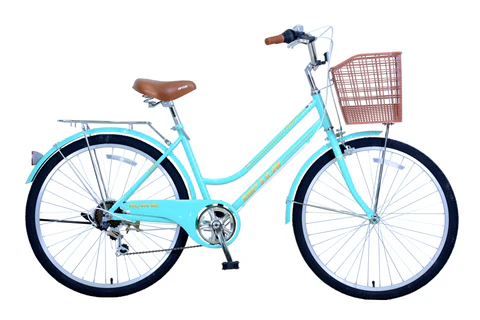 Upten Elaine 26 inch City Bike Urban Bicycle blue