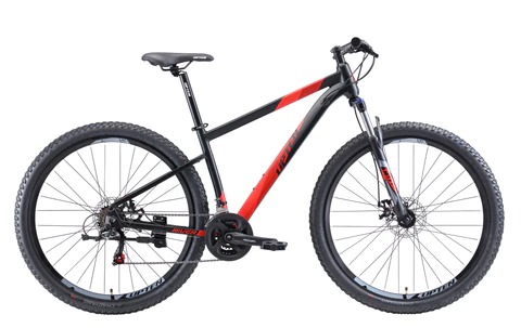 Upten River 27.5 29 inch Mountain Bike 24 Speed Cross Coutry Cycle black red