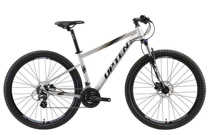 Upten Zero Mountain Bike Cross Country Cycles 27s speed Hydraulic Brakes silver