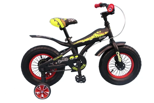 VLRA BIKE 12 inch Obese Children Bicycle 2.5-5 Years Old BLACK