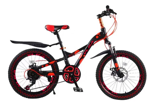 VLRA BIKE 20 inch Mountain Bike 21 Speed black red