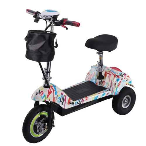 VLRA BIKE Electric Tricycle 36V 30 Speed WHITE