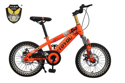 VLRA Bicycle with Disc Brake Children’s Riding Bicycle 16 Inch orange