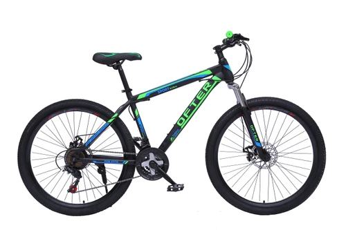 VLRA Unisex MTB Mountain Bike 24 Inch 21 Speed green